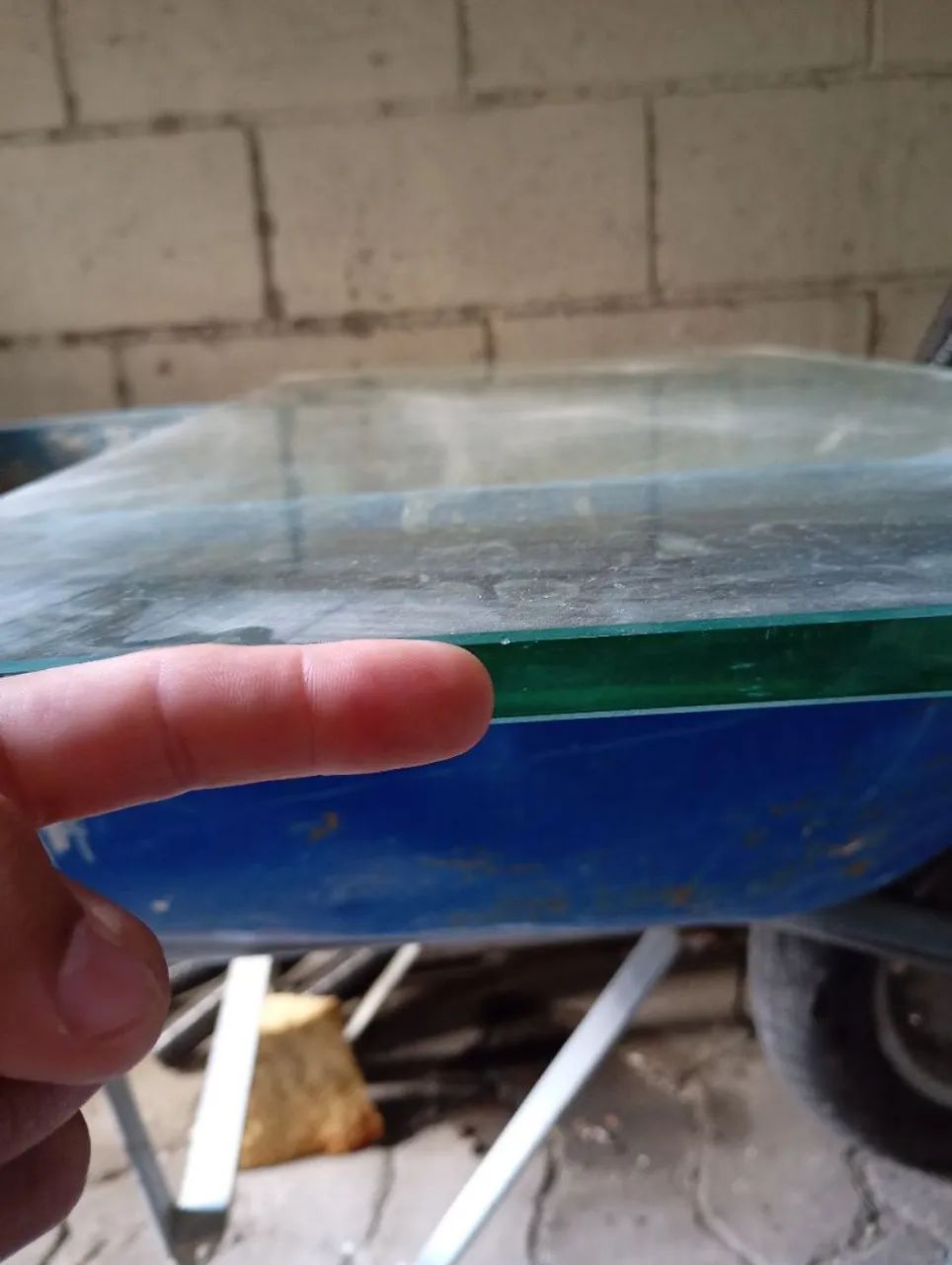 Vidro para mesinha de centro 80x40