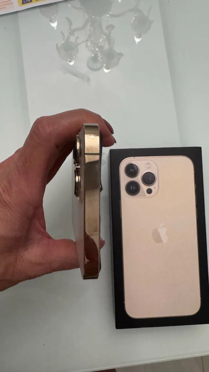 iPhone 13 Pro Max - Dourado 512GB. Interessados, chamar na