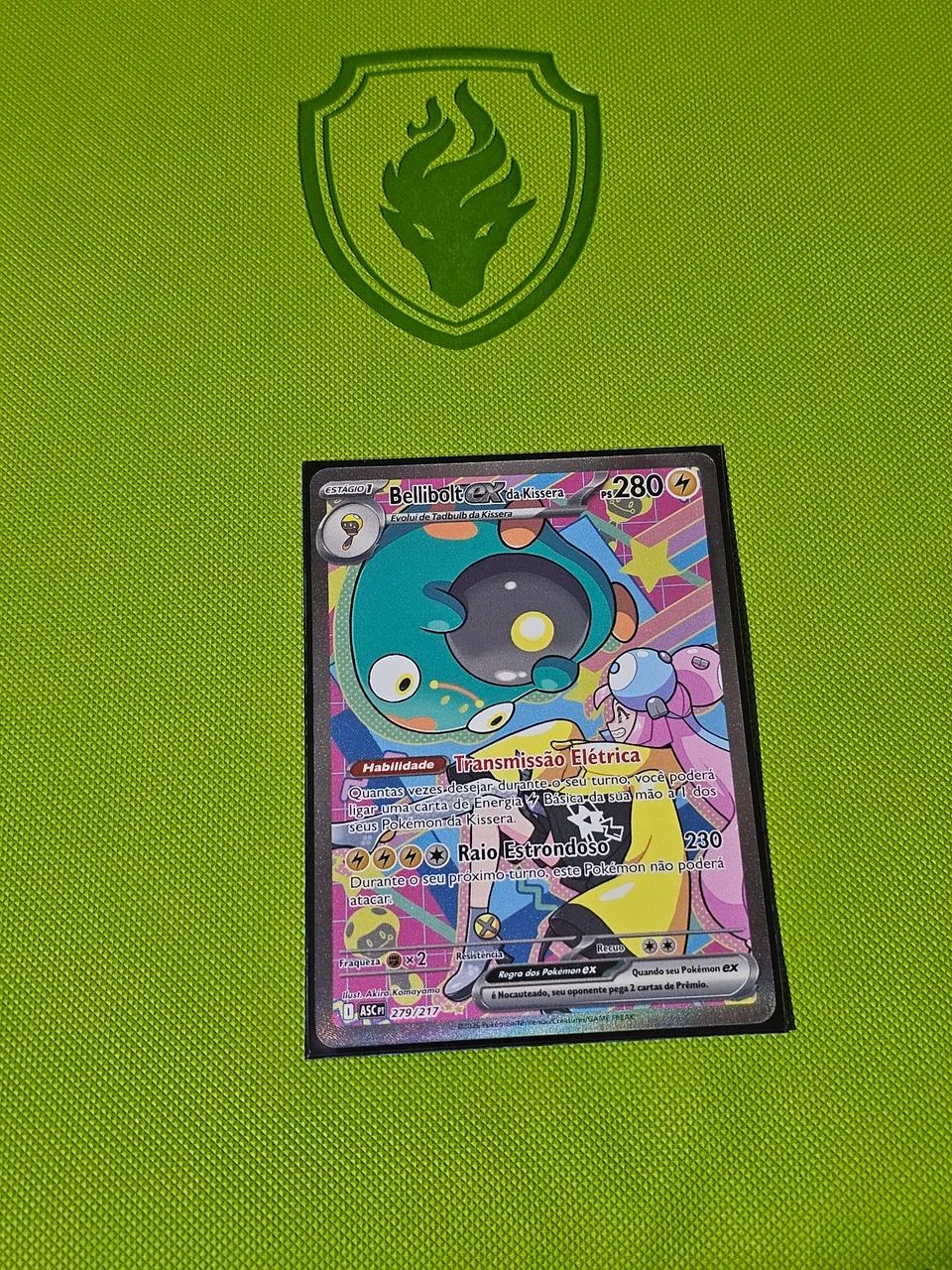 Carta pokemon bellibolt ex da Kissera 