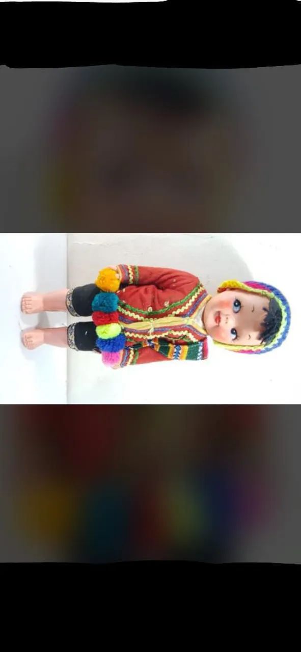 Boneco com trajes típicos da Guatemala  - Foto 2