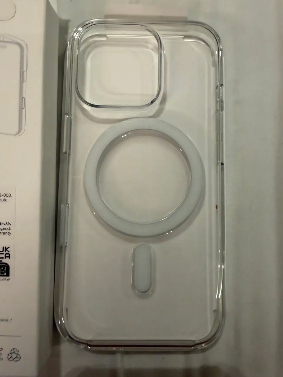 CAPA APPLE CLEAR CASE MAGSAFE ORIGINAL PARA IPHONE 16 PRO - COMO NOVA - Foto 2