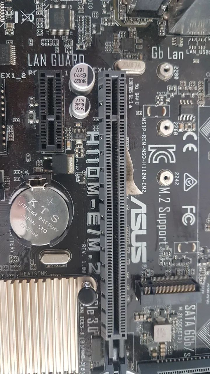 Placa Mãe  Asus H110M-E/M.2 - Foto 2