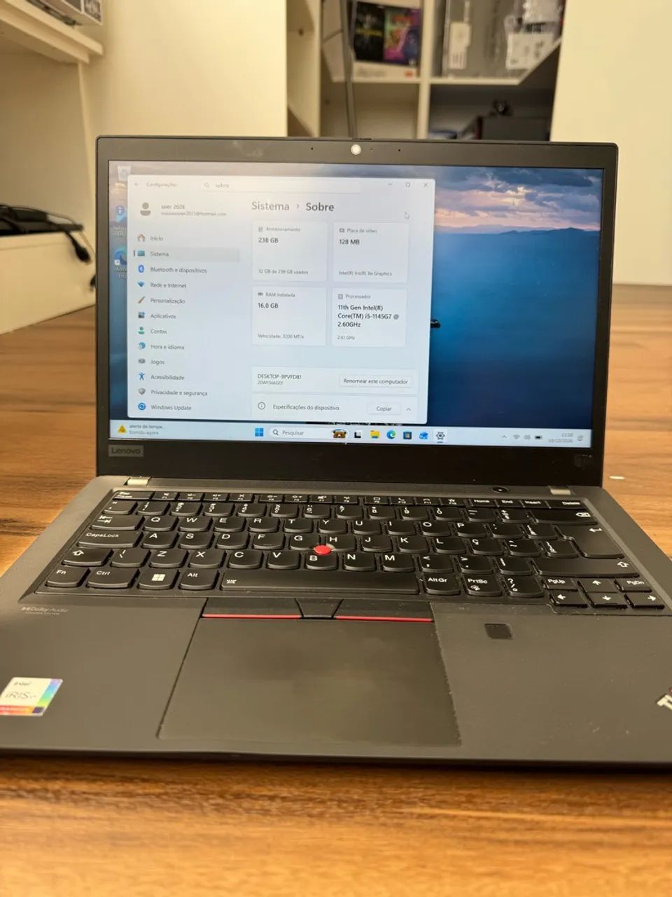Thinkpad i5-11TH 128/16GB  - Foto 2