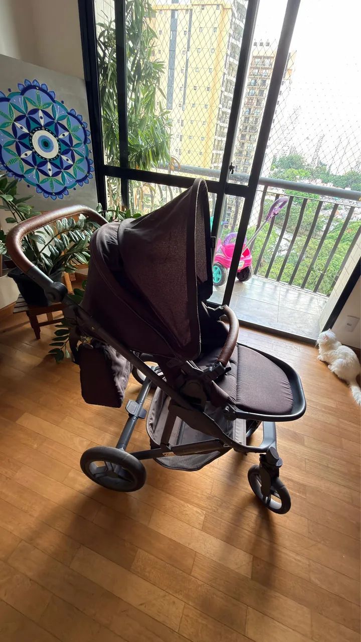 Carrinho bebê ABC Design + Moisés + Bebê conforto + Isofix