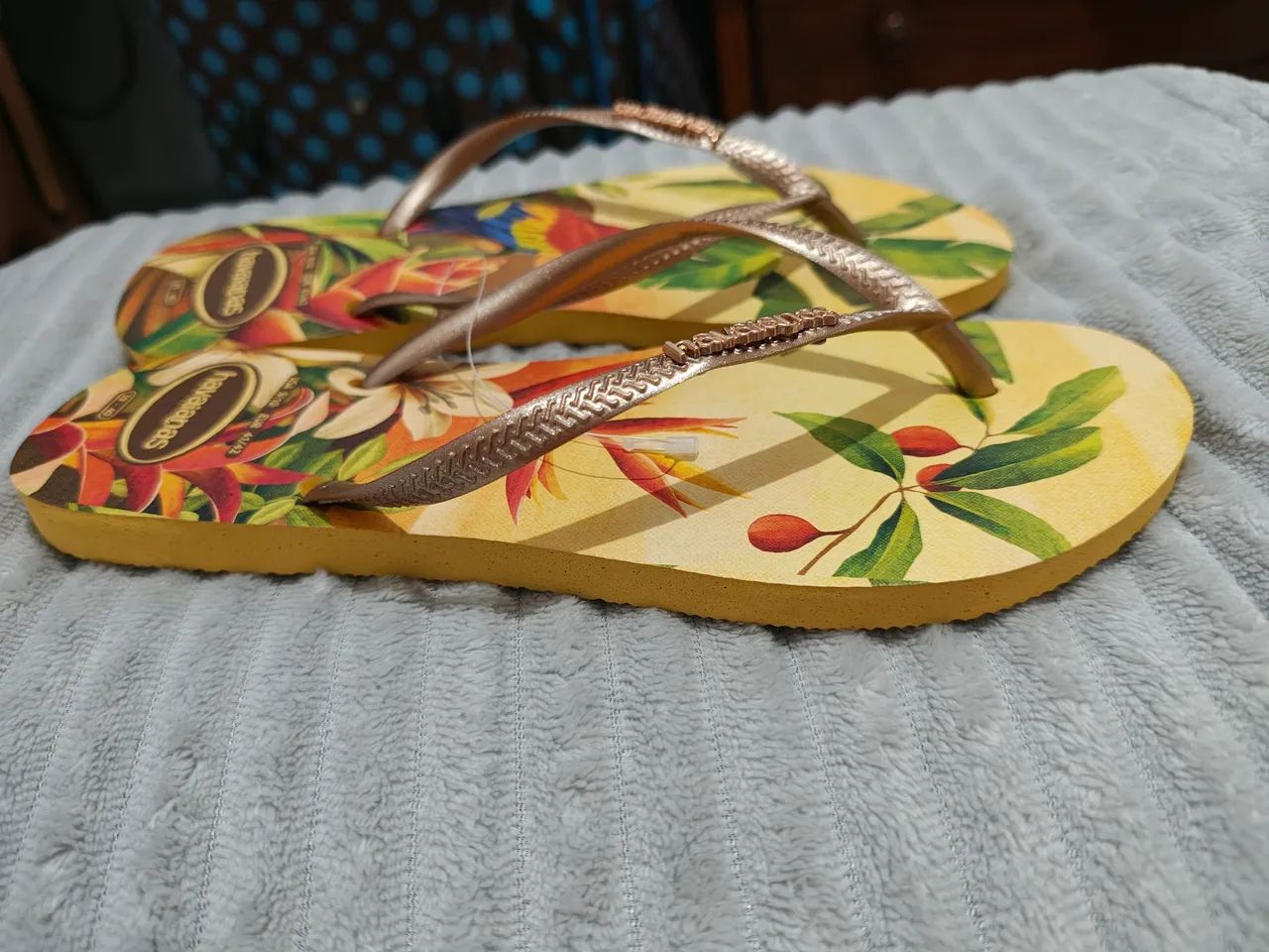 Chinelo havaianas slim tropical original  - Foto 3