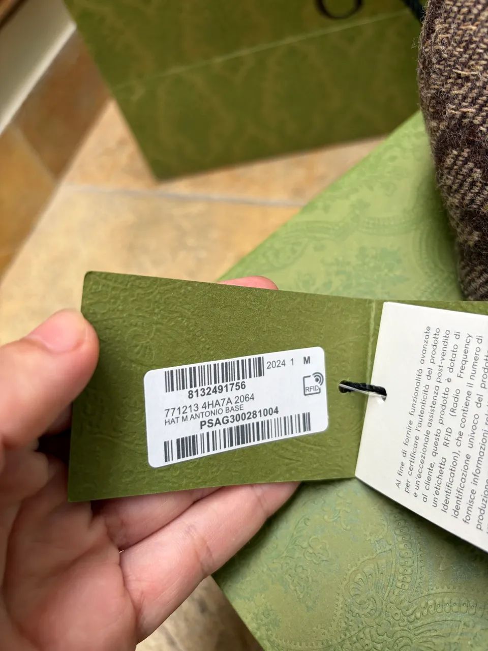 boné gucci monogram original na etiqueta  - Foto 2
