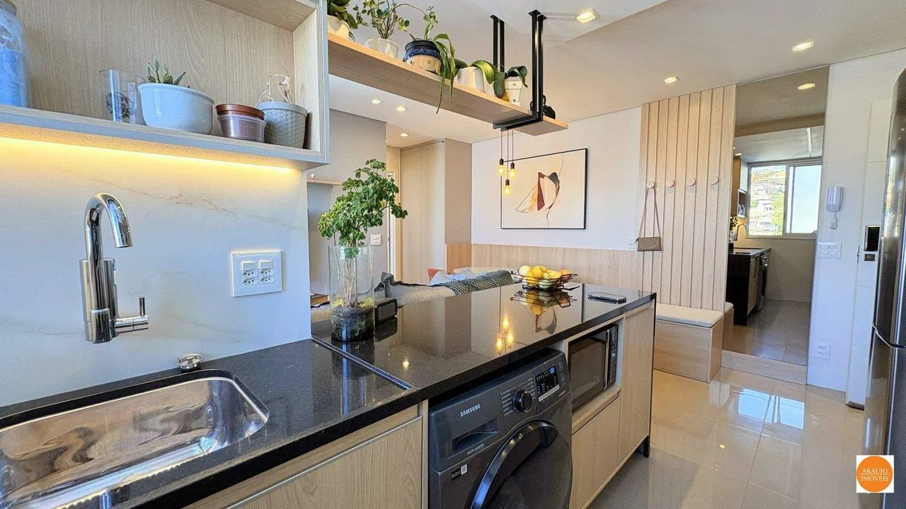 Apartamento com aproximadamente 47m² à venda  1 quarto e 2 vagas  Buritis. - Foto 4