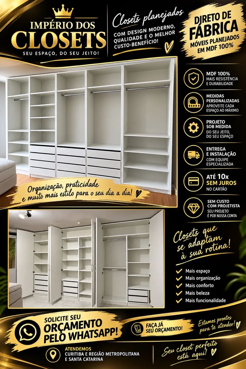 Closet sob medida!