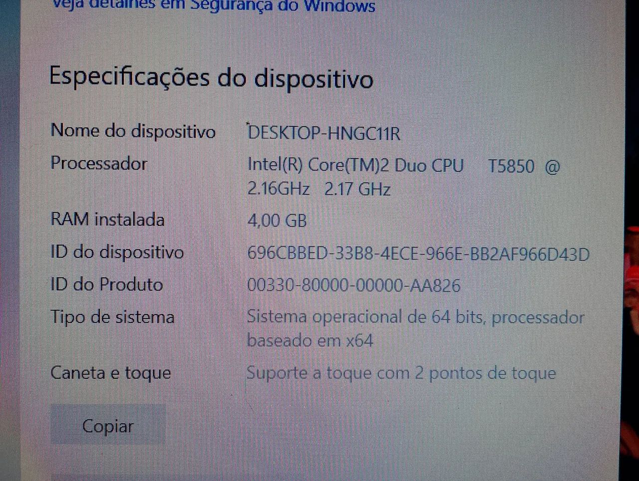 All in One HP touchscreen 4 RAM 2.17 GHz - Foto 4