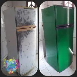 Envelopamento de geladeira  - Foto 3