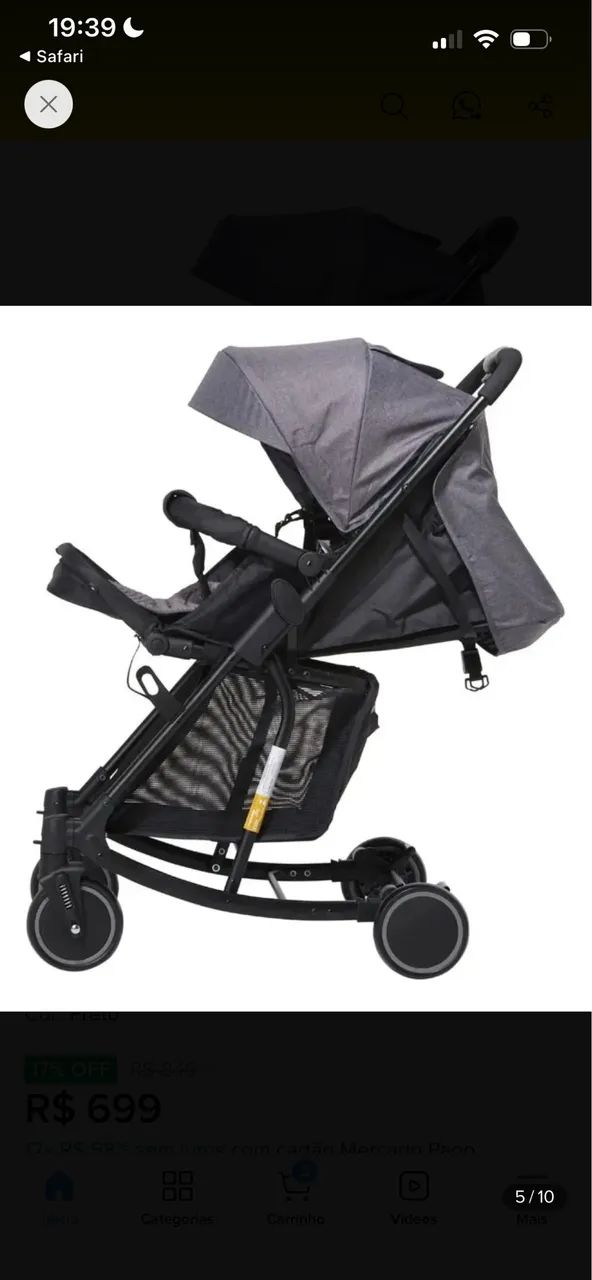 Carrinho de Bebê Maxi Baby Máximo 