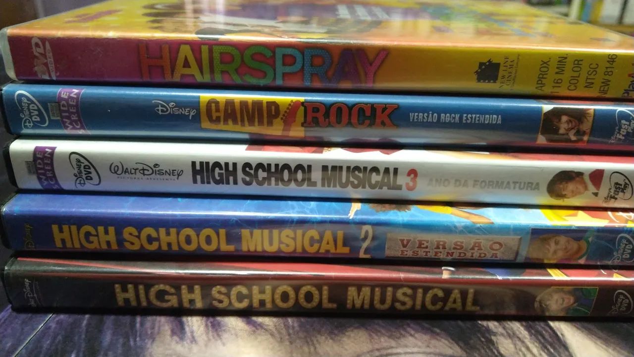 Dvds High scholl 1 2 3 + Camp Rock + Hairspray - Foto 4