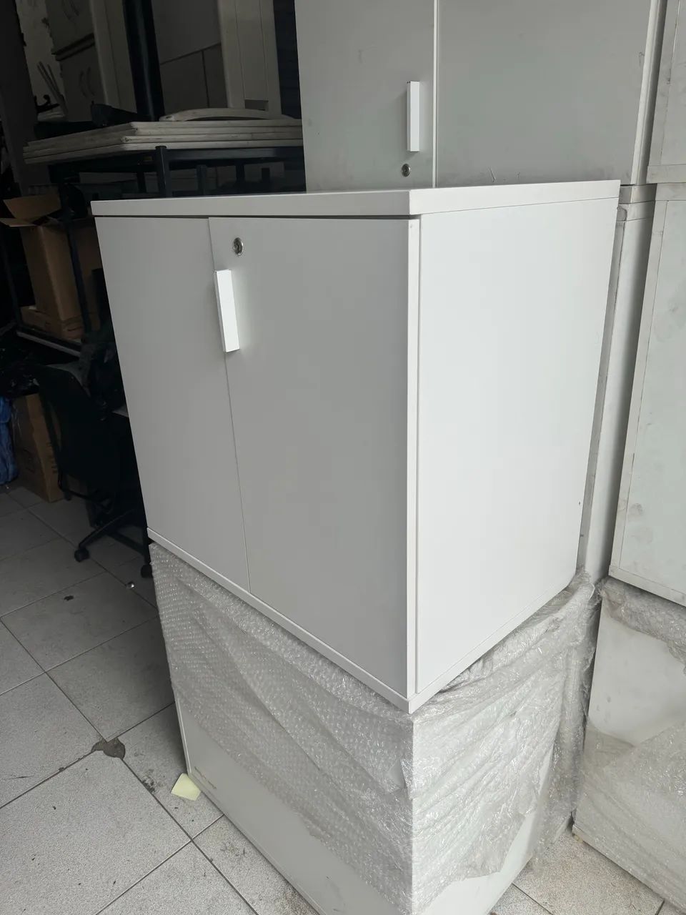Armário Multiuso Duas portas Branco - Foto 5