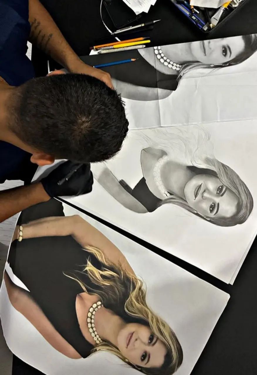 Desenho realista sob medida 