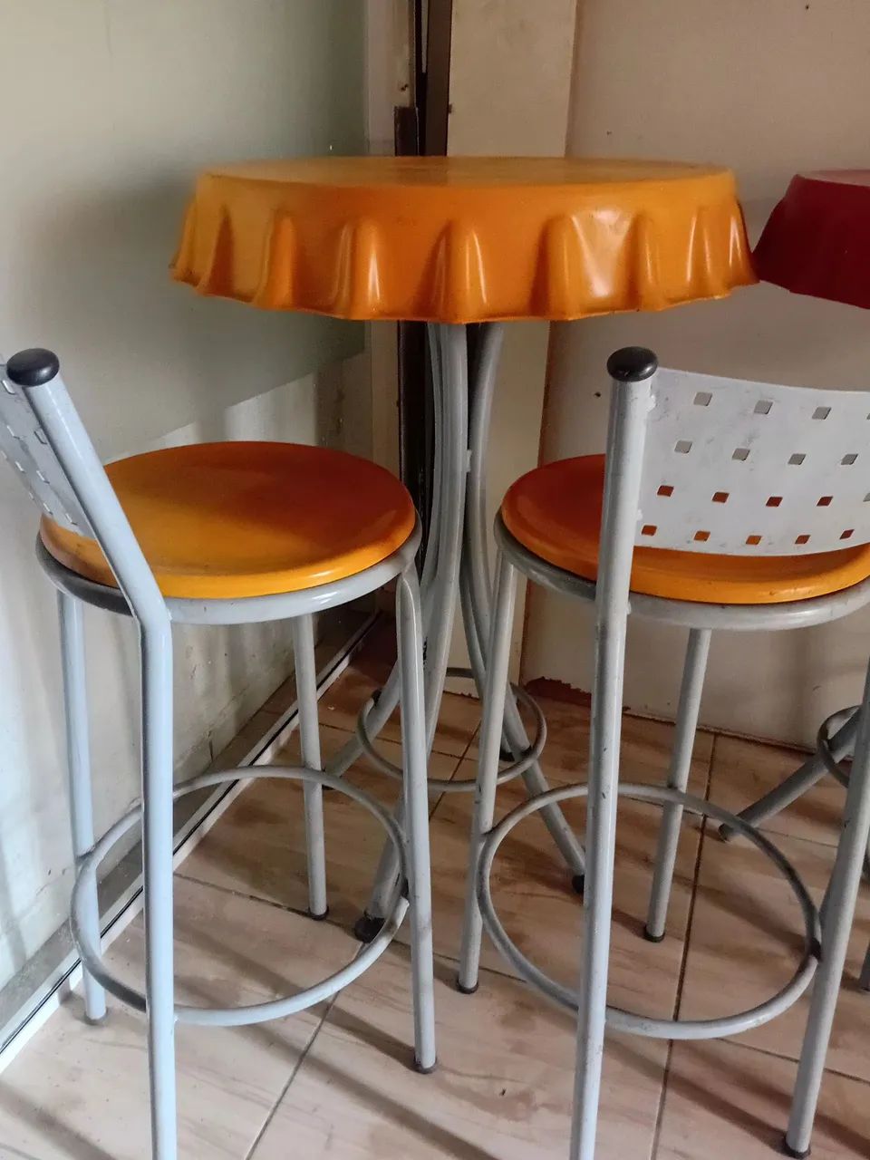Mesa para lanchonete  com banquetas  - Foto 3