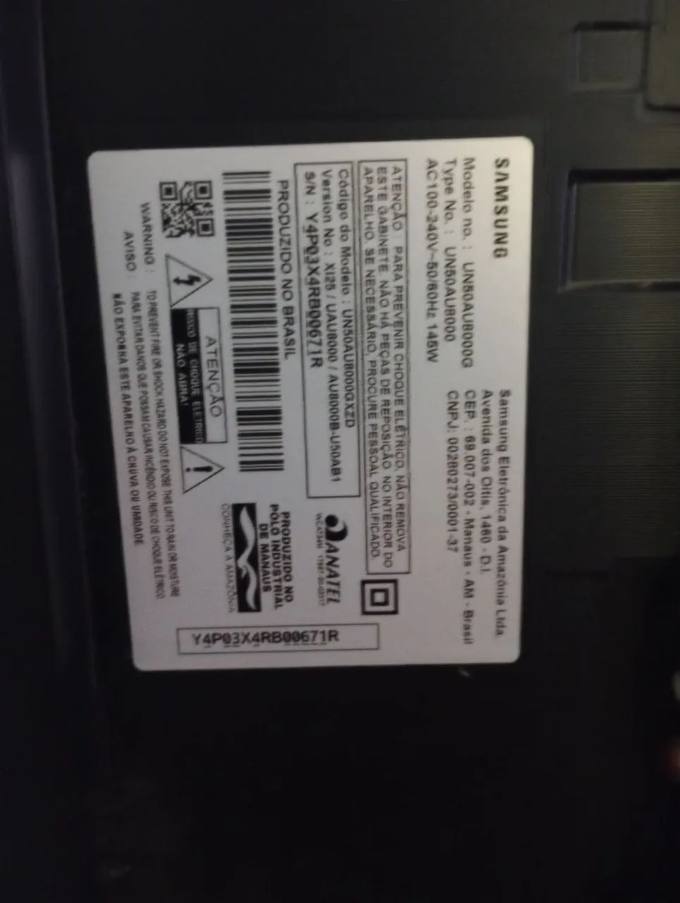 TV Samsung 50 polegadas com defeito  - Foto 3