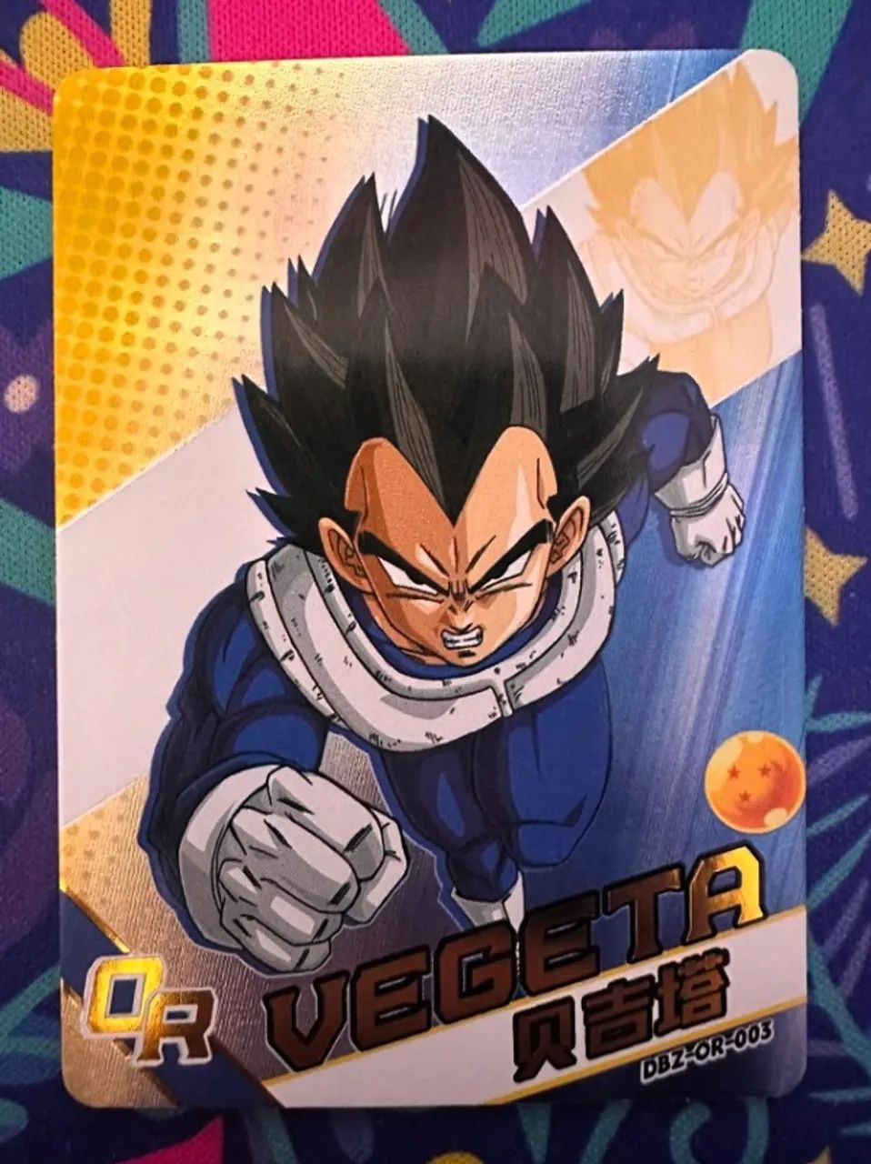 Carta OR Vegita Dragon Ball Z