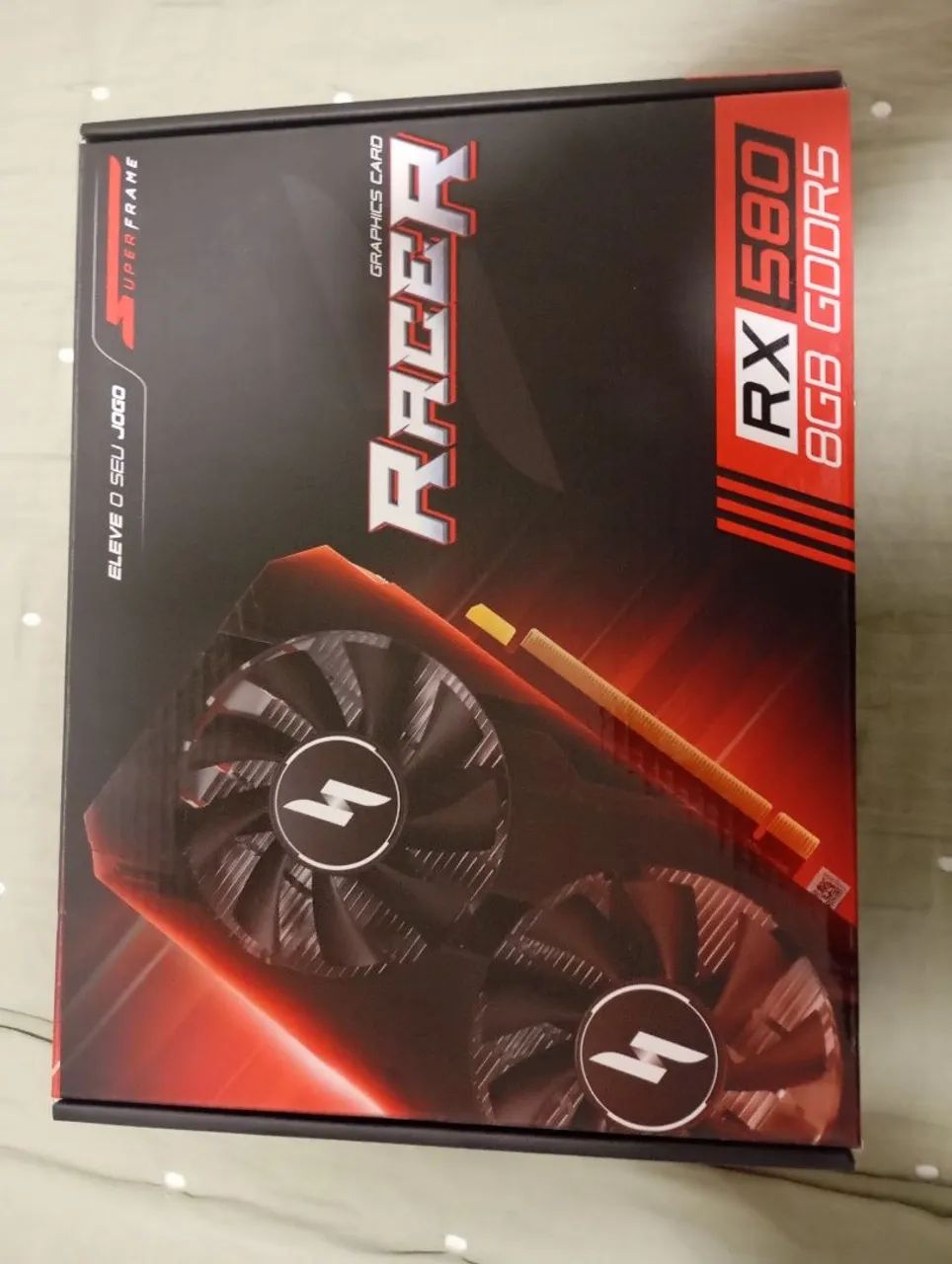 Placa de Vídeo Rx 580 8gb(com defeito)