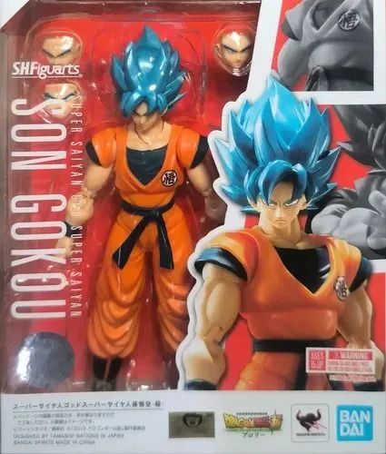 Sh figuarts Goku God Sdcc e blue Bandai - Foto 2