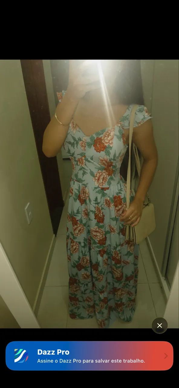 Vestido floral feminino elegante  - Foto 2