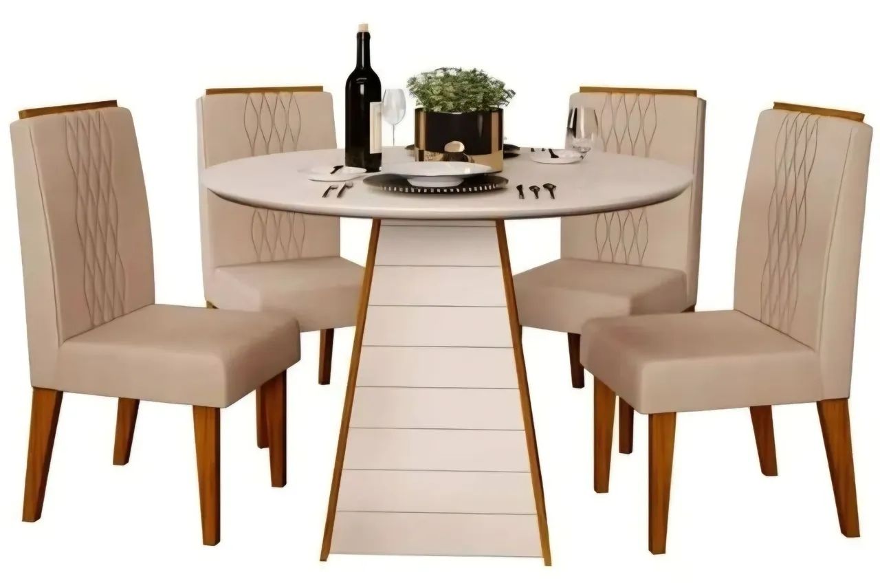 Jogo de mesa c 4 cadeiras NOVO