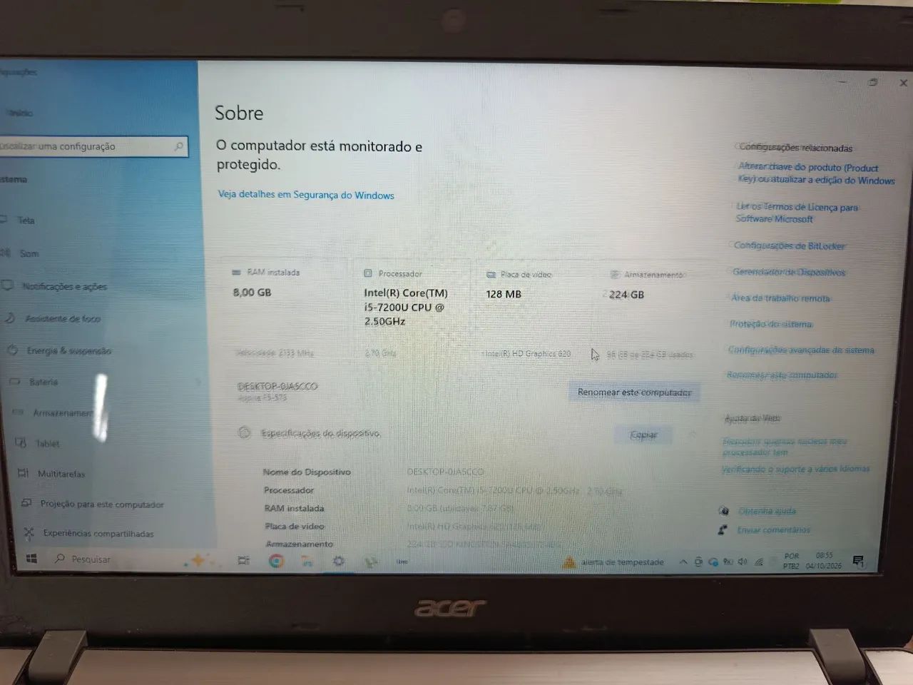 Notebook Acer i5 - Foto 2