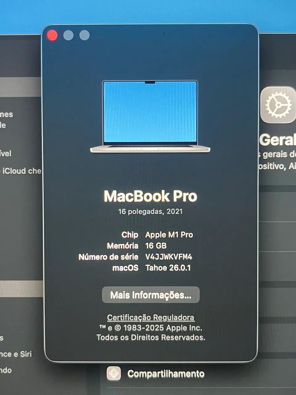 Mac book pro M1 16 - Novíssimo - Foto 3