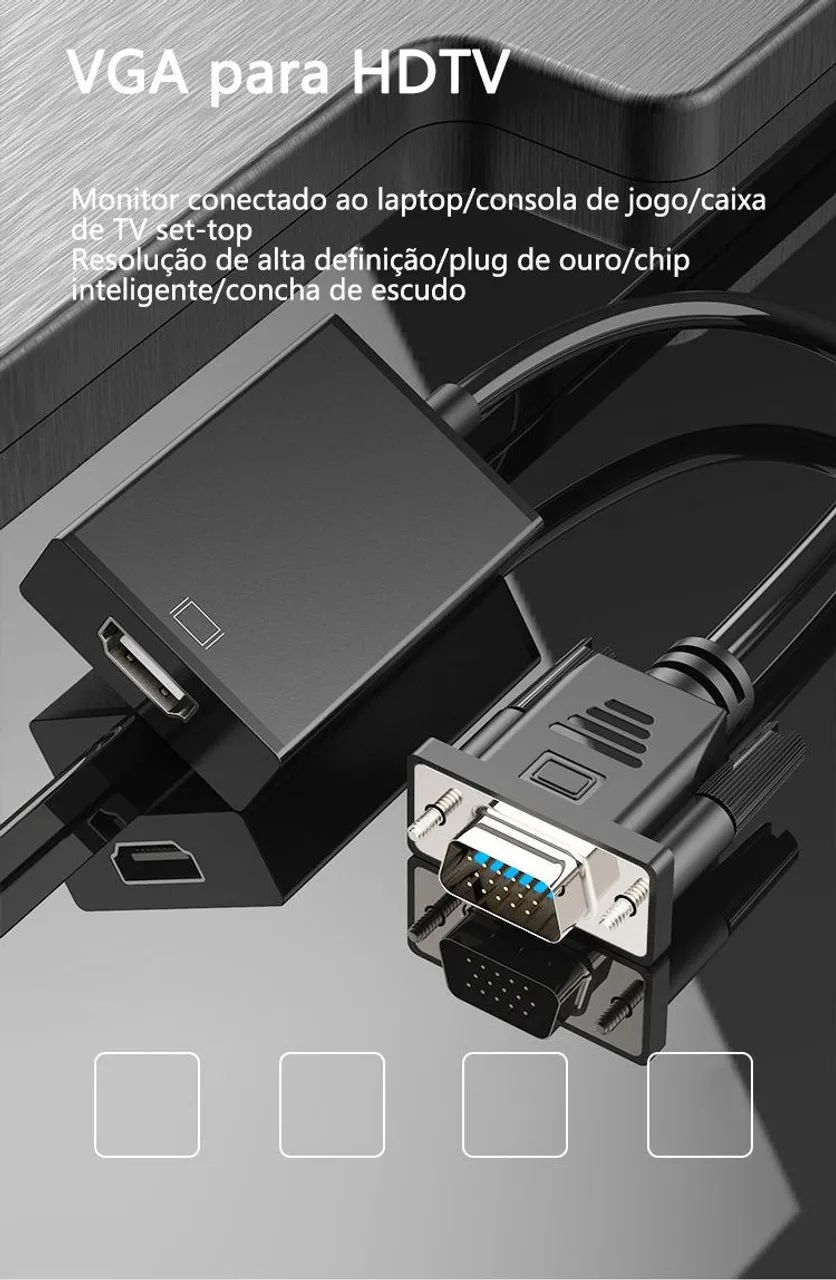 Conversor VGA pra HDMI  - Foto 3