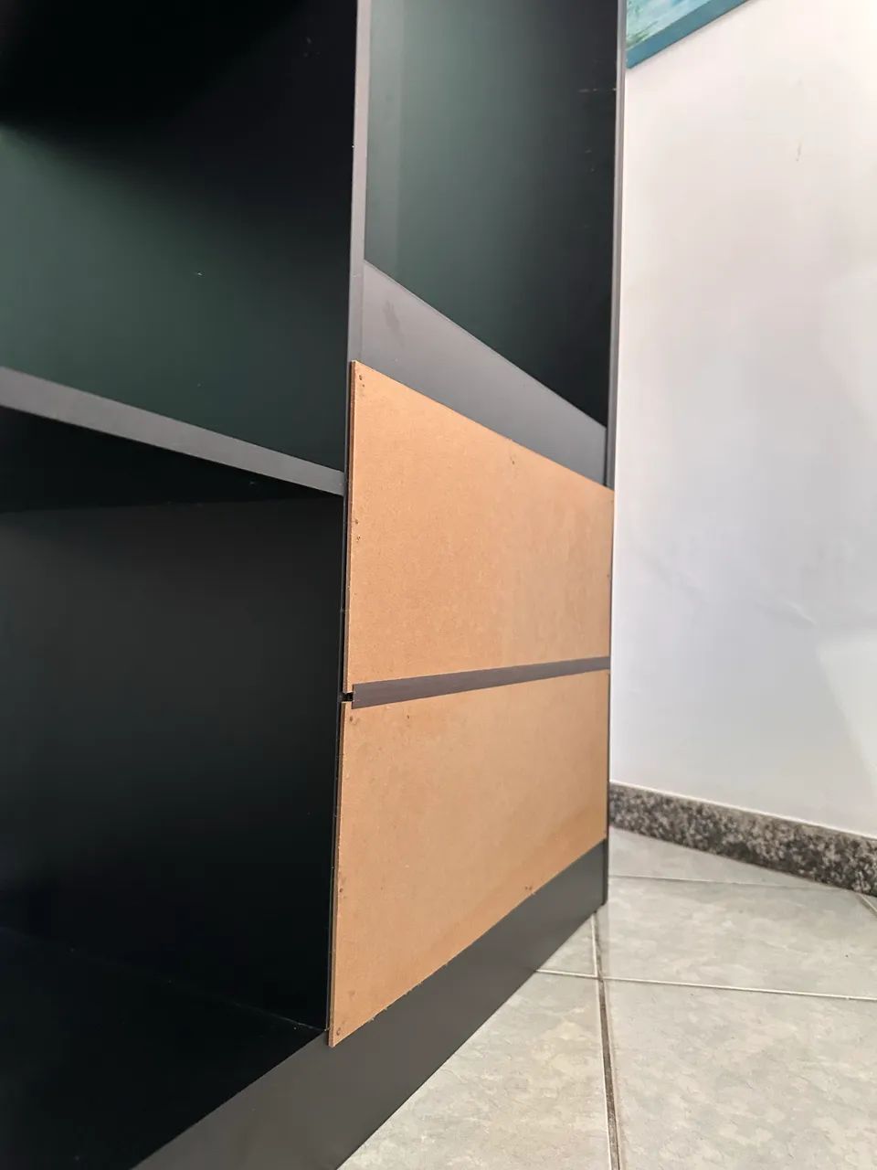 Guarda-Roupa Solteiro : Cor Preto - Foto 5
