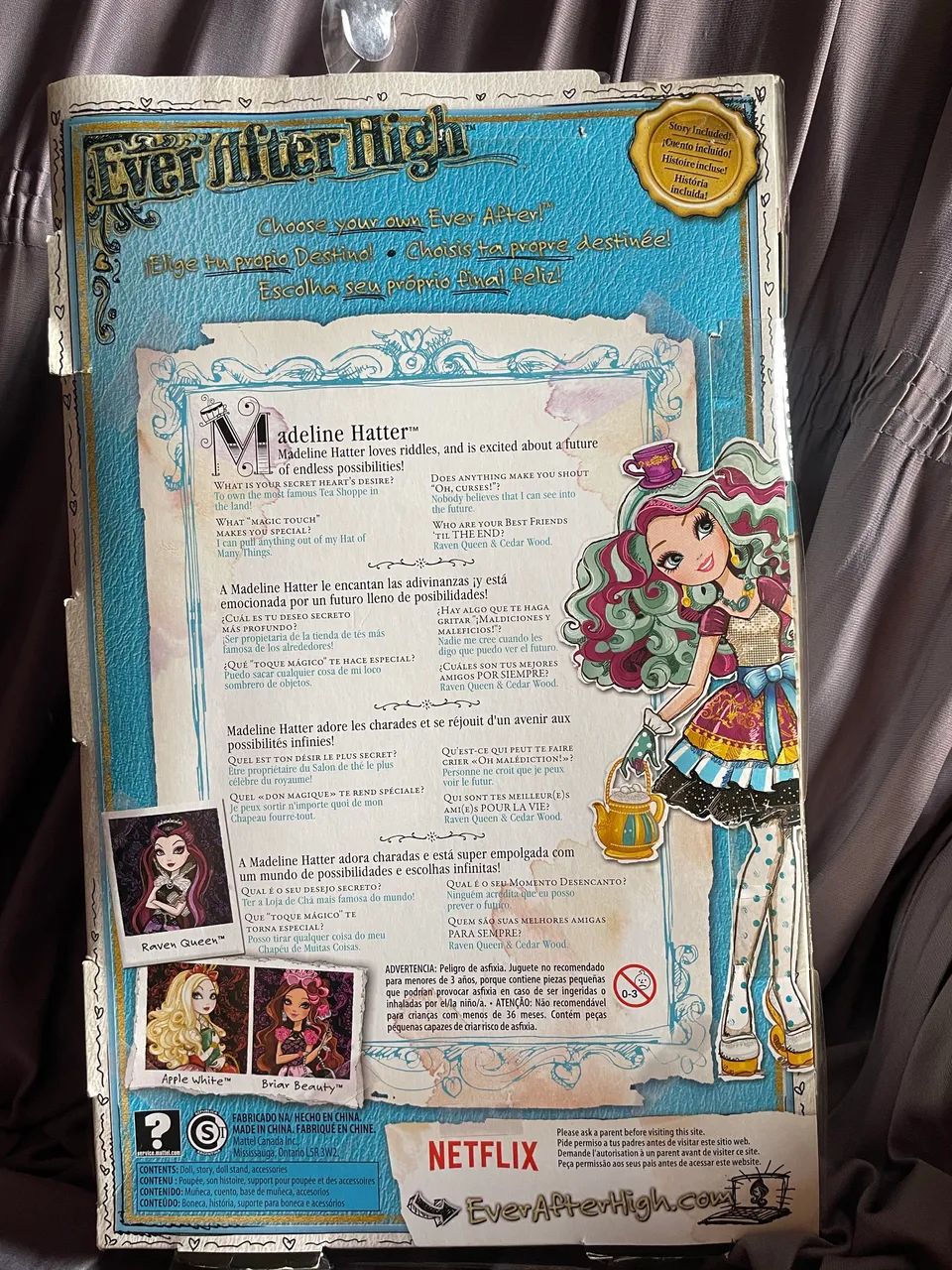  Ever after high maddie básica first chapter completa com caixa - Foto 2