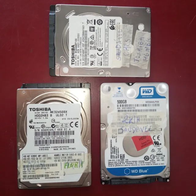 HDs para Vídeo Games e Notebooks - Com Garantia de Loja