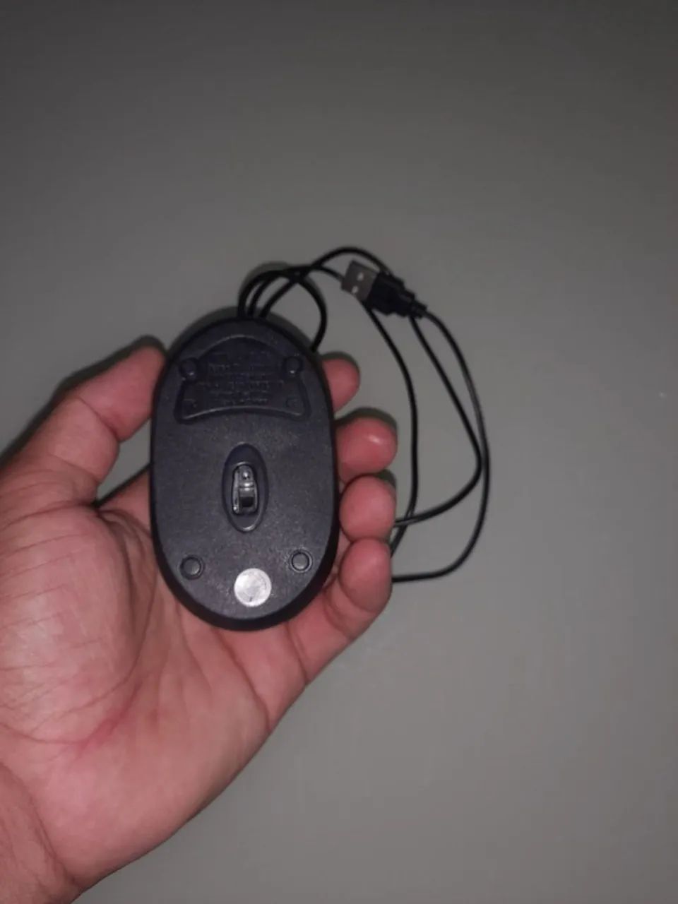 kit 2 mouses usb com fio preto - Foto 2