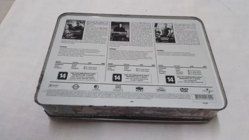 DVD Box De Lata Triplo Bourne Ultimate Collection - 3 Filmes ( 24851 ) - Foto 2