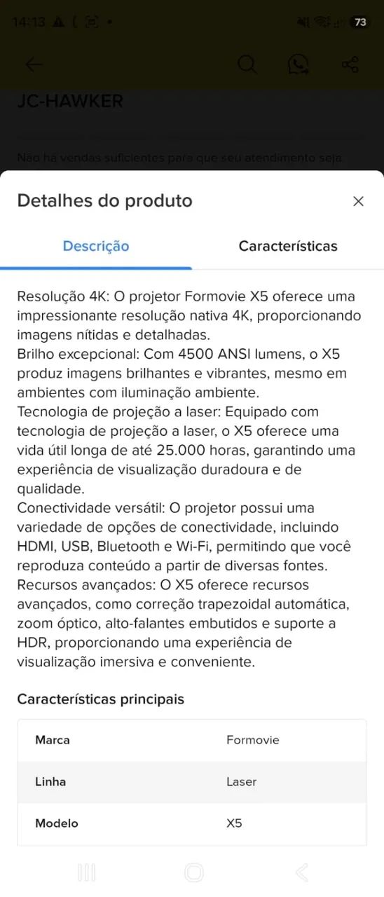 Projetor Formovie X5 - Foto 4