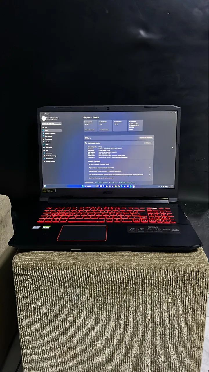 Notebook nitro 5 17?