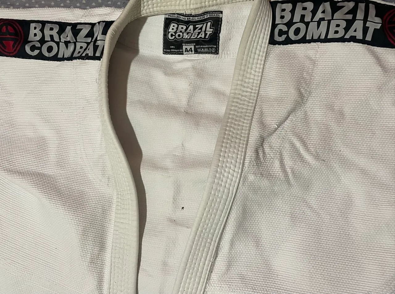 Kimono A4 Branco Brazil Combat