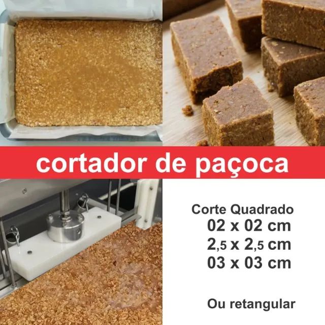 Cortador de Brownie, Palha Italiana, Dadinho de Tapioca Gold Machine (usado) estudo troca  - Foto 5