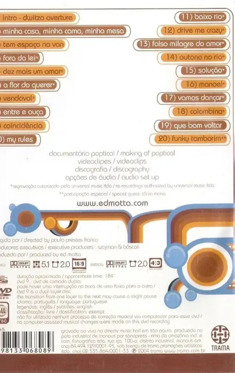 Dvd Ed Motta - Foto 2
