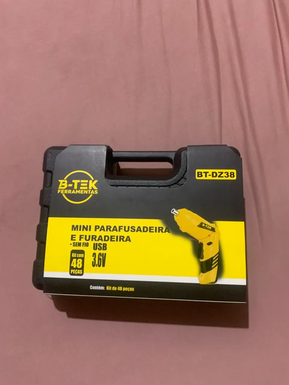 Mini furadeira e parafusadeira btek  - Foto 3
