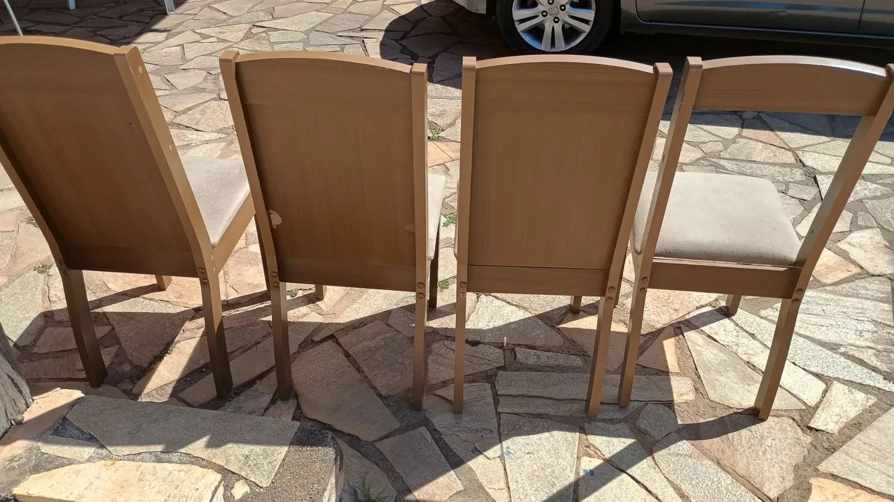 3 CADEIRA JANTAR MARROM $150, - Foto 4