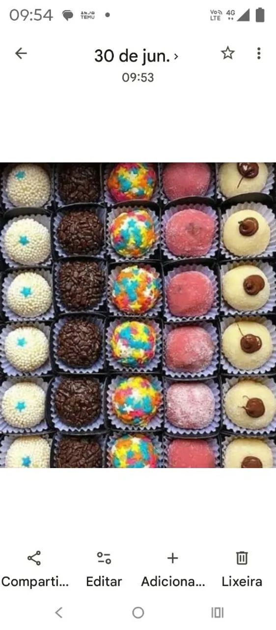 Doces,salgados,torta salgada,pirulitos de chocolate - Foto 2