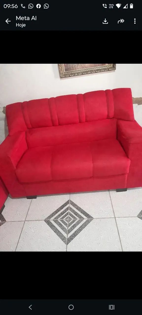 Jogo de Sofá 2/3 Lugares  - Foto 2