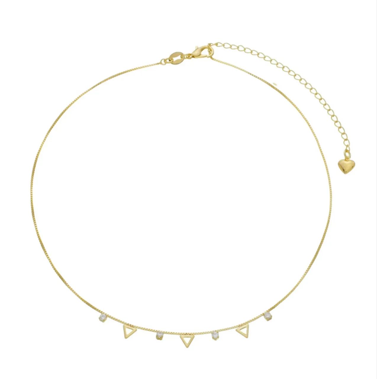 CORRENTE CHOKER TRIÂNGULO - 0306190 