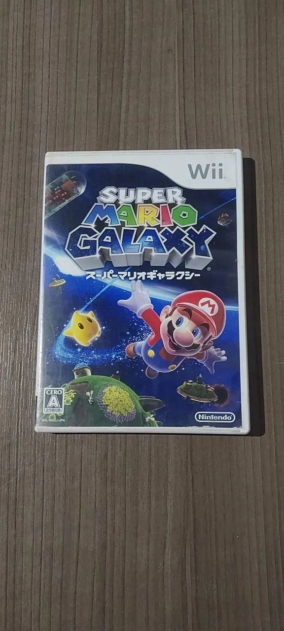 Jogo original de Nintendo WII JAPONES SUPER MARIO GALAXY 1