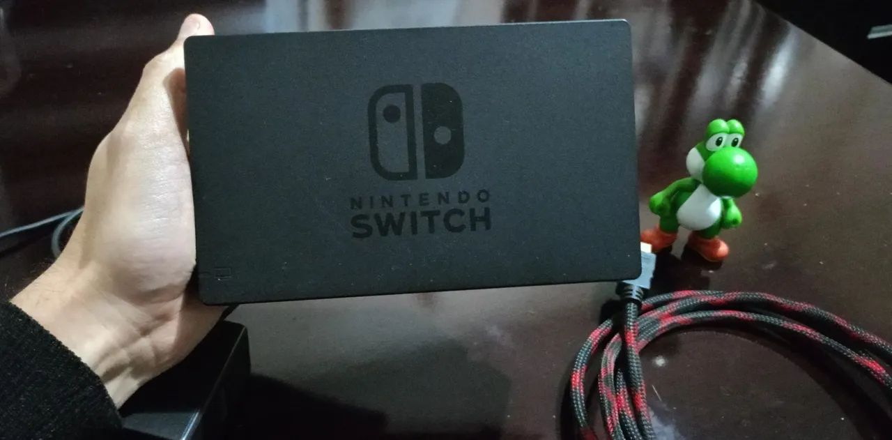 Nintendo Switch V1 (Bloqueado) + Pro Controller Game Cube p/Switch (Original) - Foto 5