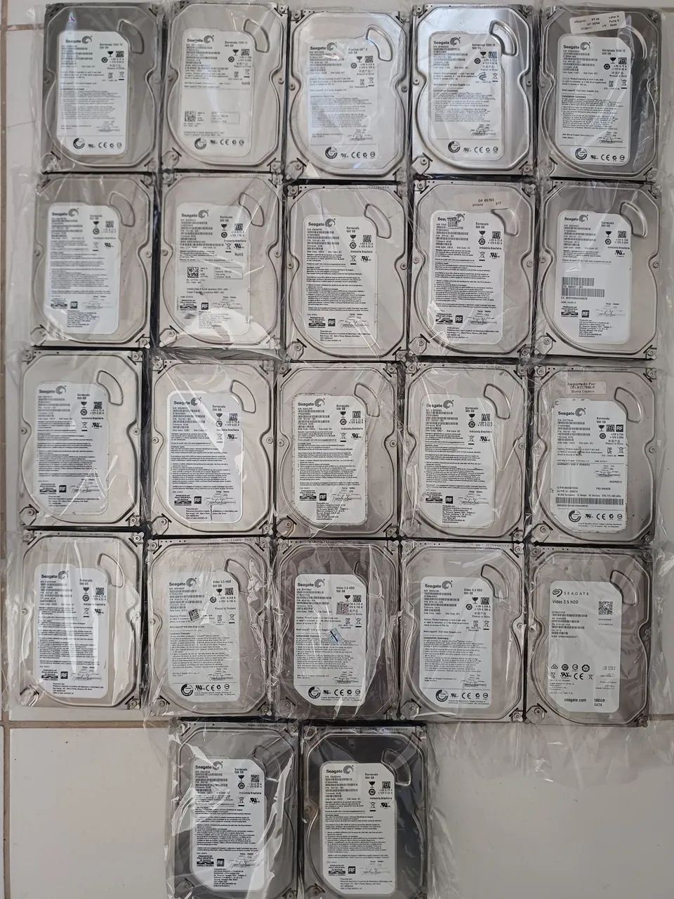 20 hds 500gb wd ou seagate  cftv dvr CPUs  - Foto 5
