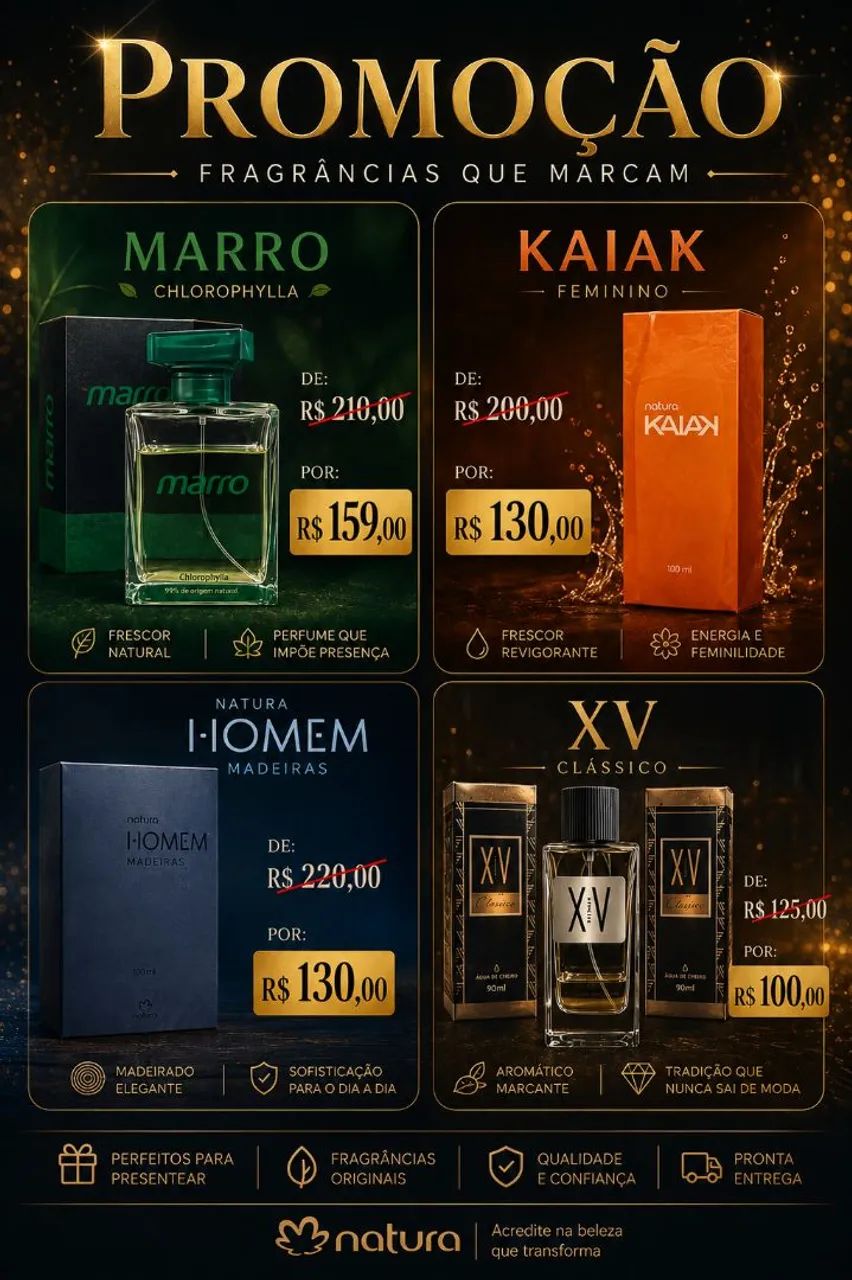 Perfumes em estoque 