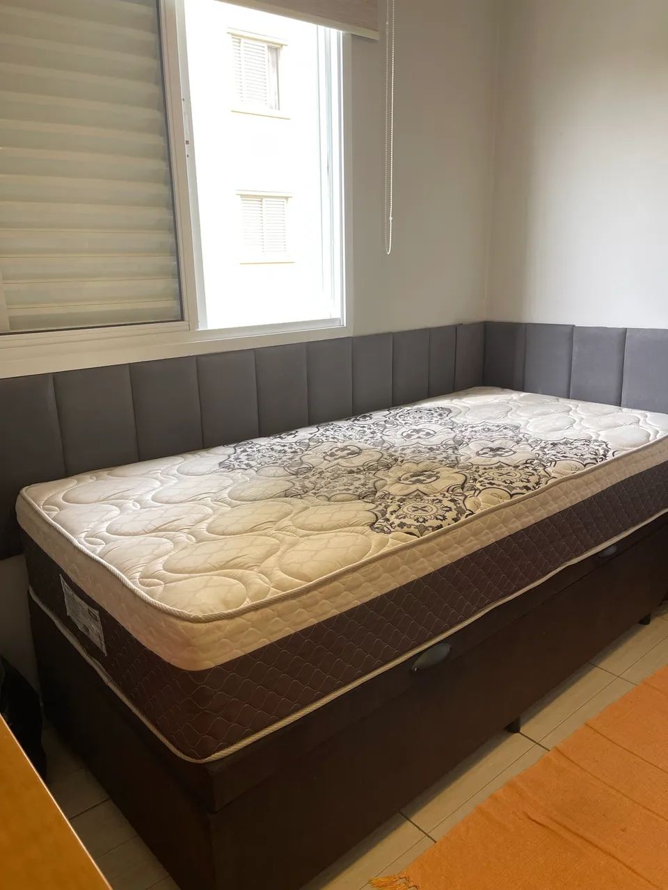 Cama box baú com colchão solteiro - Foto 5