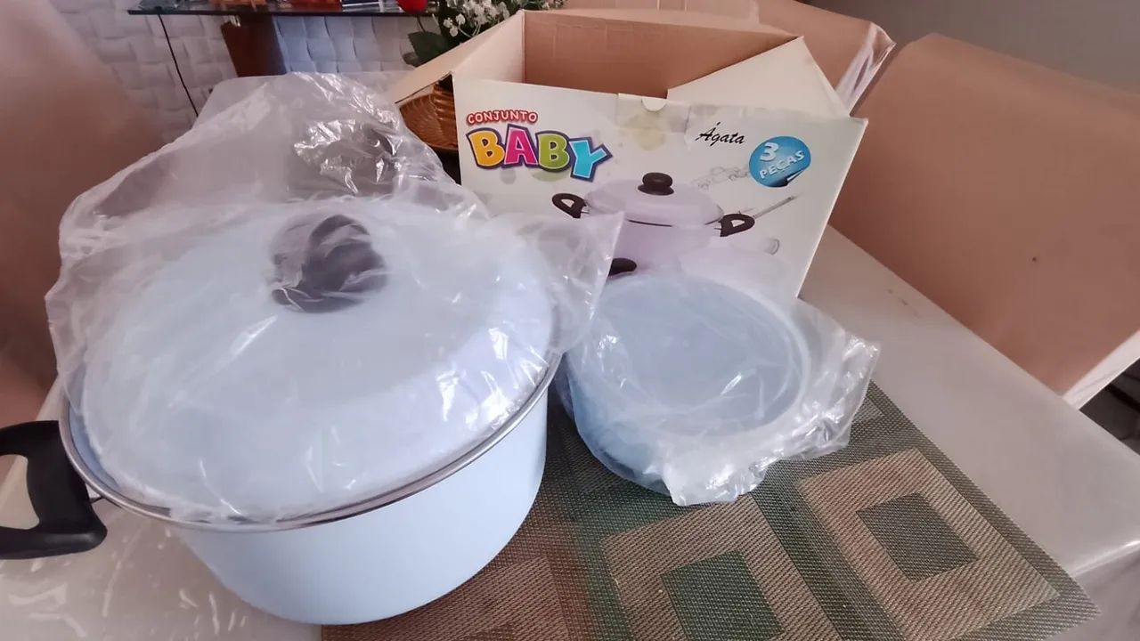 Panelas de Ágata para Bebê 