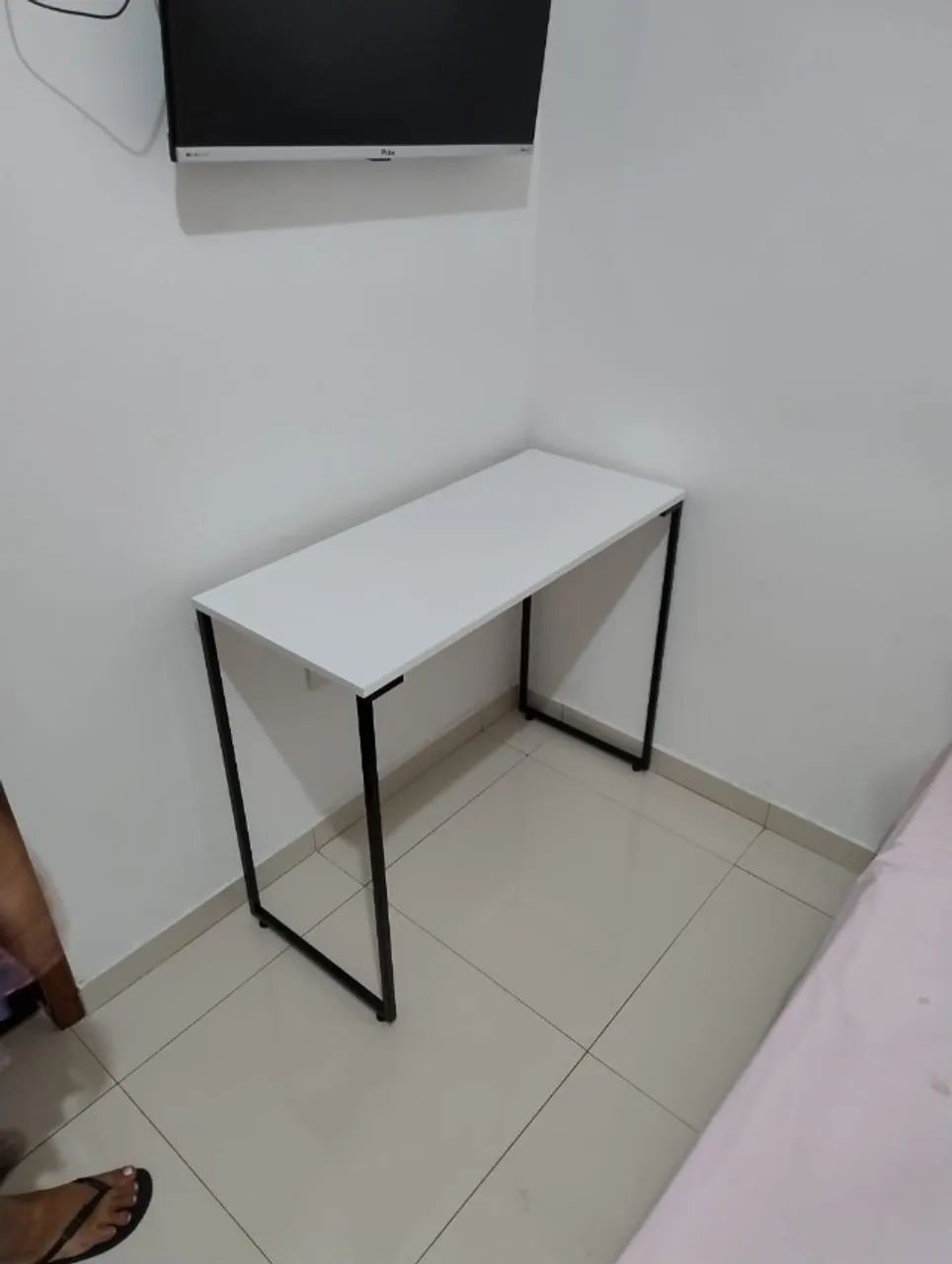 Mesa de Escritório NOVA Estilo Industrial Multiuso para Notebook de Estudo Computador Birô - Foto 2